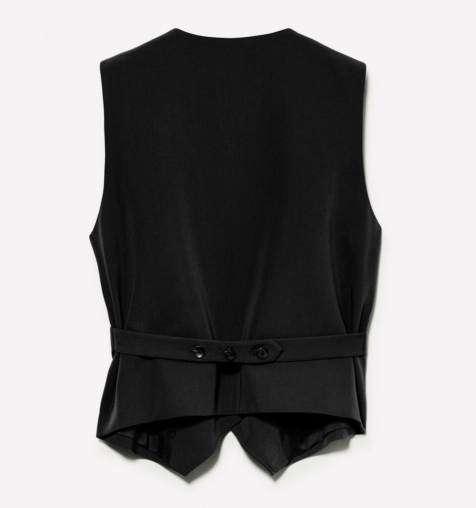 Schwarze Weste im Slim Fit - westen und pullunder für damen - Schwarz | Sisley image number 6